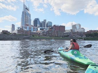 Downtown Nashville Kayaking with Epic Skyline Views on the Cumberland River image 4