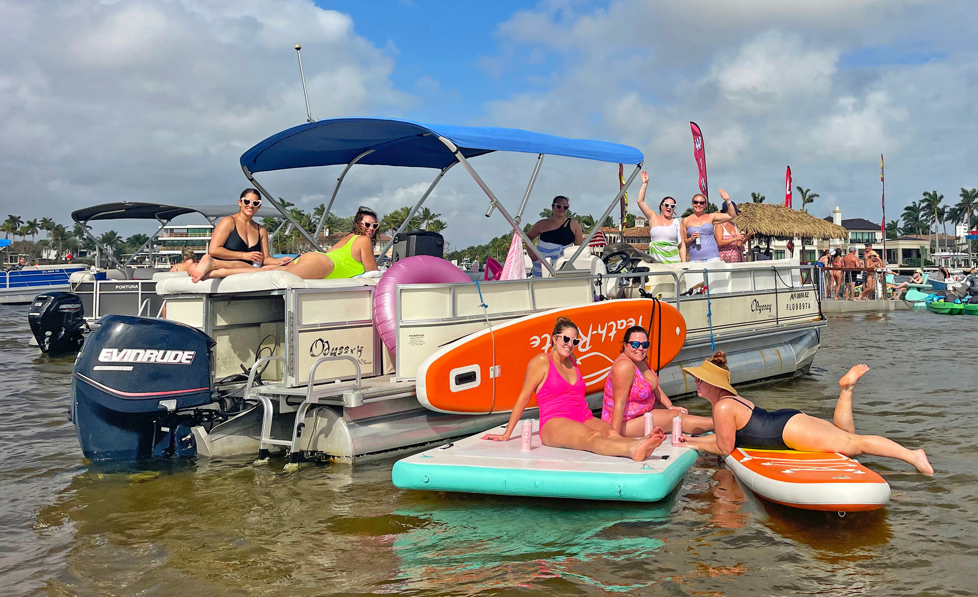 Pontoon Party Booze Cruise: Premium Water Toys & Party Essentials Included image 1