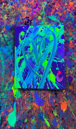Ultimate Glow-in-the-Dark Splatter Room Experience: Paint, Play, Party image 19