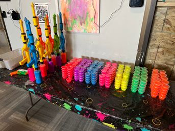 Ultimate Glow-in-the-Dark Splatter Room Experience: Paint, Play, Party image 13