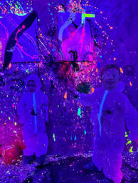 Ultimate Glow-in-the-Dark Splatter Room Experience: Paint, Play, Party image 12