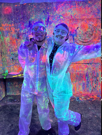 Ultimate Glow-in-the-Dark Splatter Room Experience: Paint, Play, Party image 18