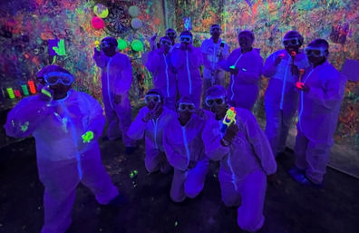Ultimate Glow-in-the-Dark Splatter Room Experience: Paint, Play, Party image 10