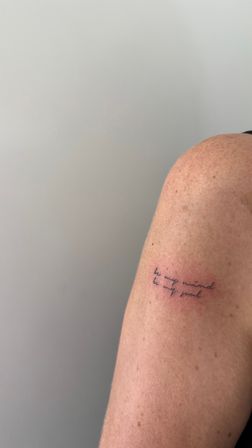 Get Inked in Style: Fine-Line Tattoo Session image 8
