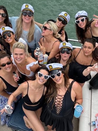 BYOB Double Deck Party Boat with Slide (Up to 20 People) image 1