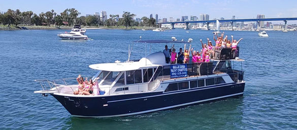 50' House Party Yacht: Best Lighting & Sound System in San Diego (Up to 40 Passengers) image