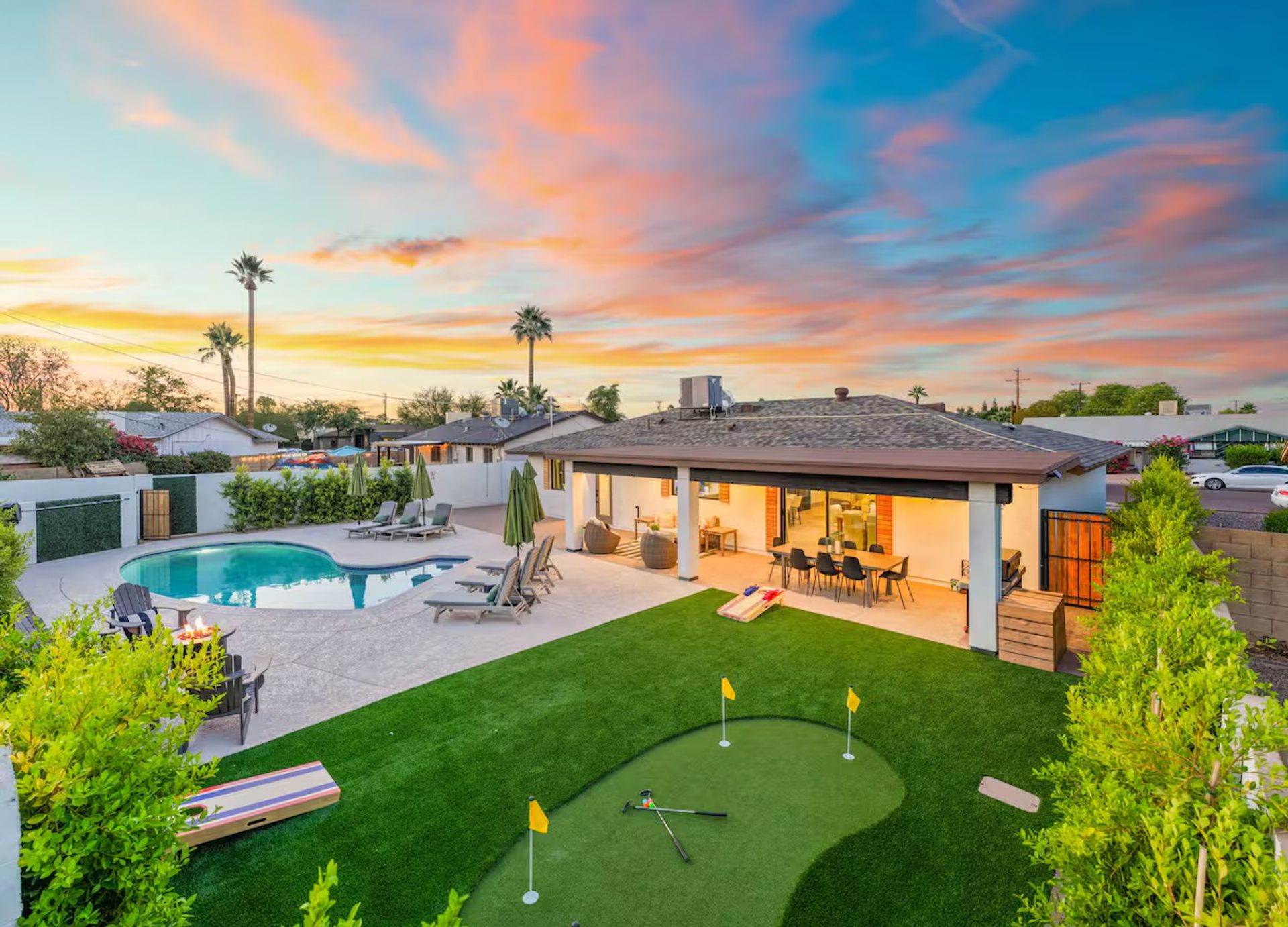 The Hensley on Hubbell: Designer Retreat with Pool, Putting Green + Luxe Living image 2