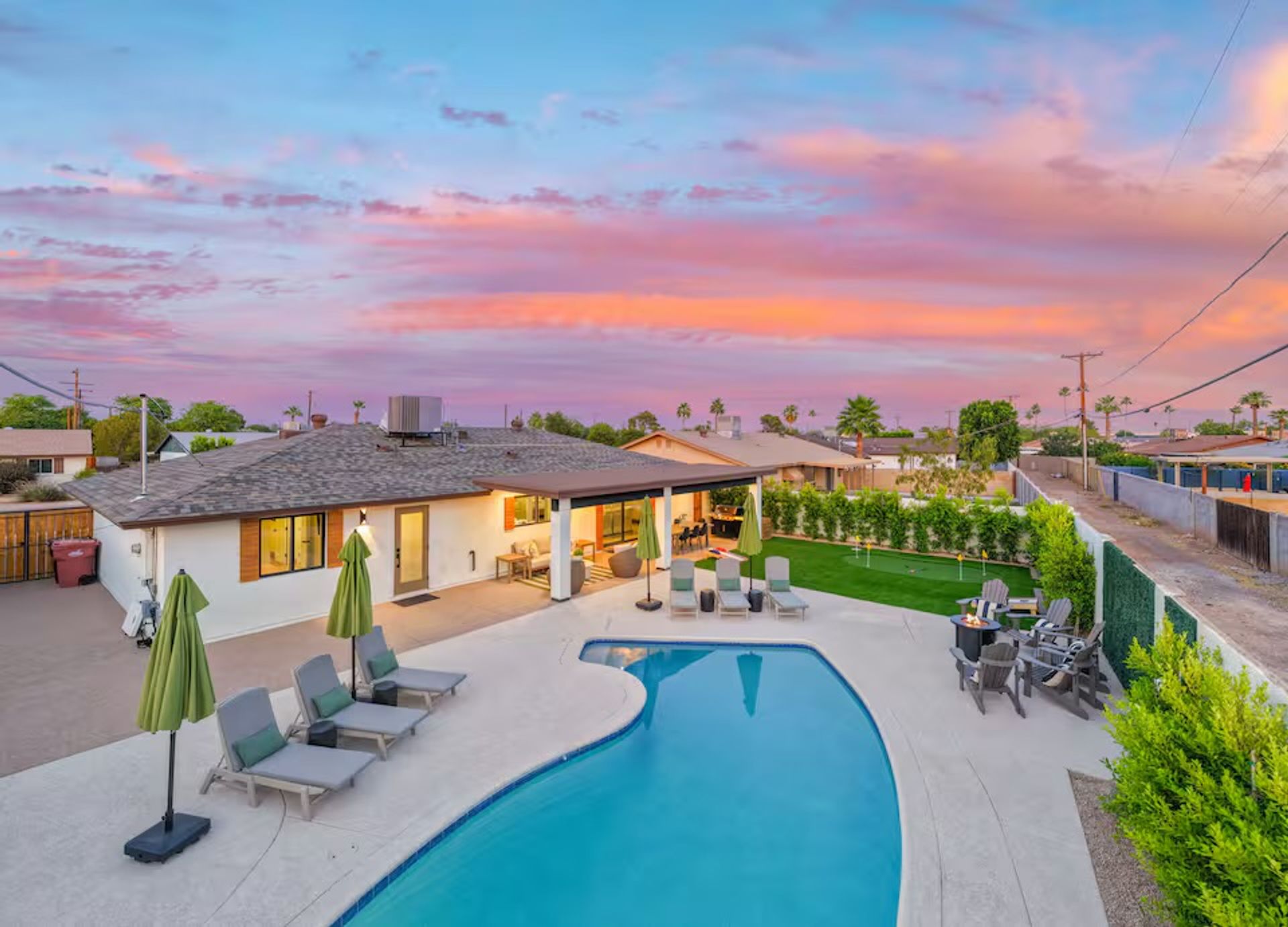 The Hensley on Hubbell: Designer Retreat with Pool, Putting Green + Luxe Living image 1