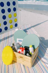 Luxury Beach Picnic Cabana Suite Setup with Custom Decor, Games, Coolers & More (BYOB) image 6