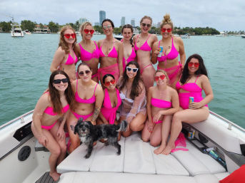 Ultimate All-Inclusive Yacht Party with Pole Dancing, Complimentary Champagne & Shots - Plus a First Mate Pup! image