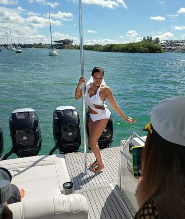 Captain Sissy’s Ultimate Yacht Party with Pole Dancing, Tour of Miami, First Mate Pup, and Pole Instructor Add-on image 8