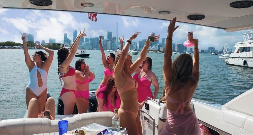 Captain Sissy’s Ultimate Yacht Party with Pole Dancing, Tour of Miami, First Mate Pup, and Pole Instructor Add-on image 11