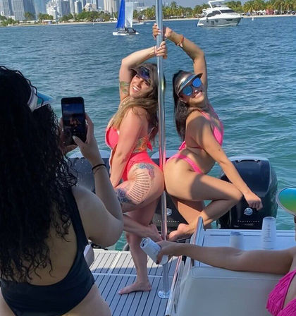 Captain Sissy’s Ultimate Yacht Party with Pole Dancing, Tour of Miami, First Mate Pup & Complimentary Champagne + Tequila Shots image 14