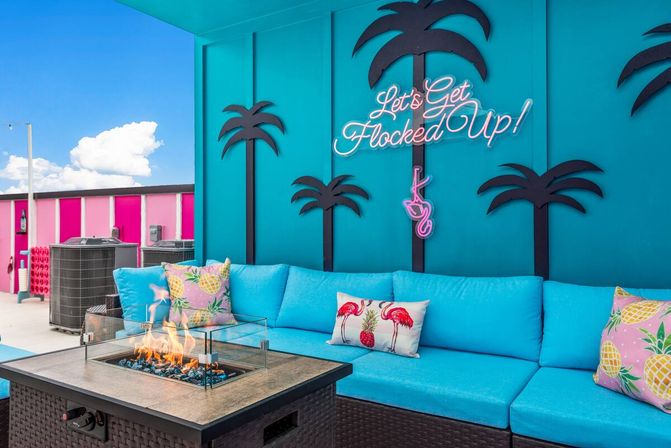 Flamingle House: Rooftop Views + Bach-Ready Vibes in Midtown image 3