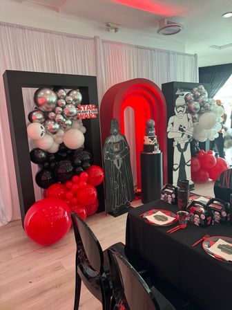 Organic Balloon Garland with Optional Backdrop image 9
