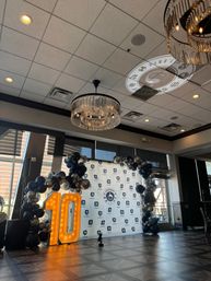 Organic Balloon Garland with Optional Backdrop image 7