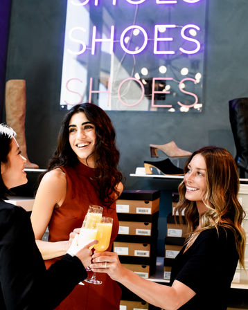 Private Girl-Boss Shopping Experience with Prosecco & Charcuterie at Shoe and Handbag Boutique image 2