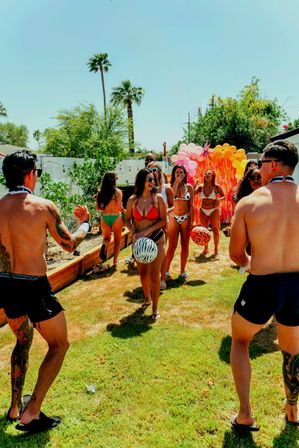 Hire a cabana boy or party butler to bartend, host games, and spice up your Austin bachelorette party​ image 14