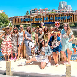 Private Beacon Tiki Boat Cruise: Fully Stocked Bar, Captain + Skyline Views image 1