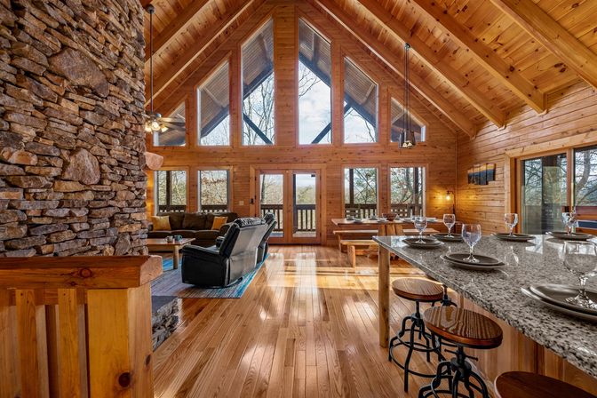 Ridge Creek Cabin: Theater, Game Room, Outdoor Lounge + Hot Tub image 47