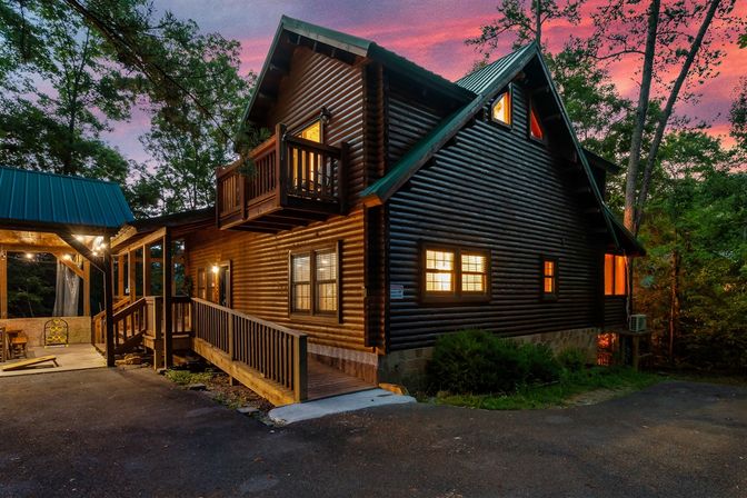 Ridge Creek Cabin: Theater, Game Room, Outdoor Lounge + Hot Tub image 59