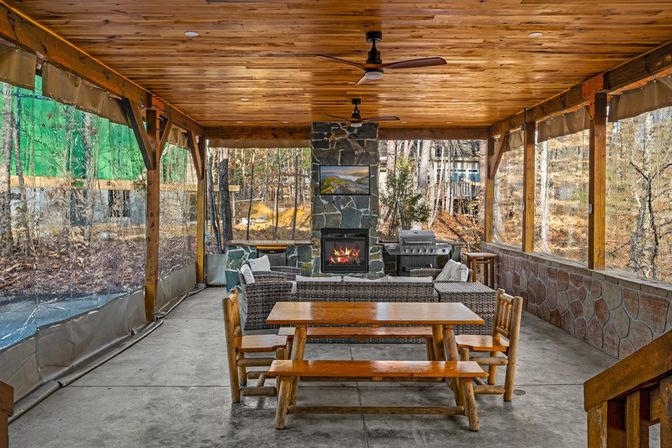 Ridge Creek Cabin: Theater, Game Room, Outdoor Lounge + Hot Tub image 61