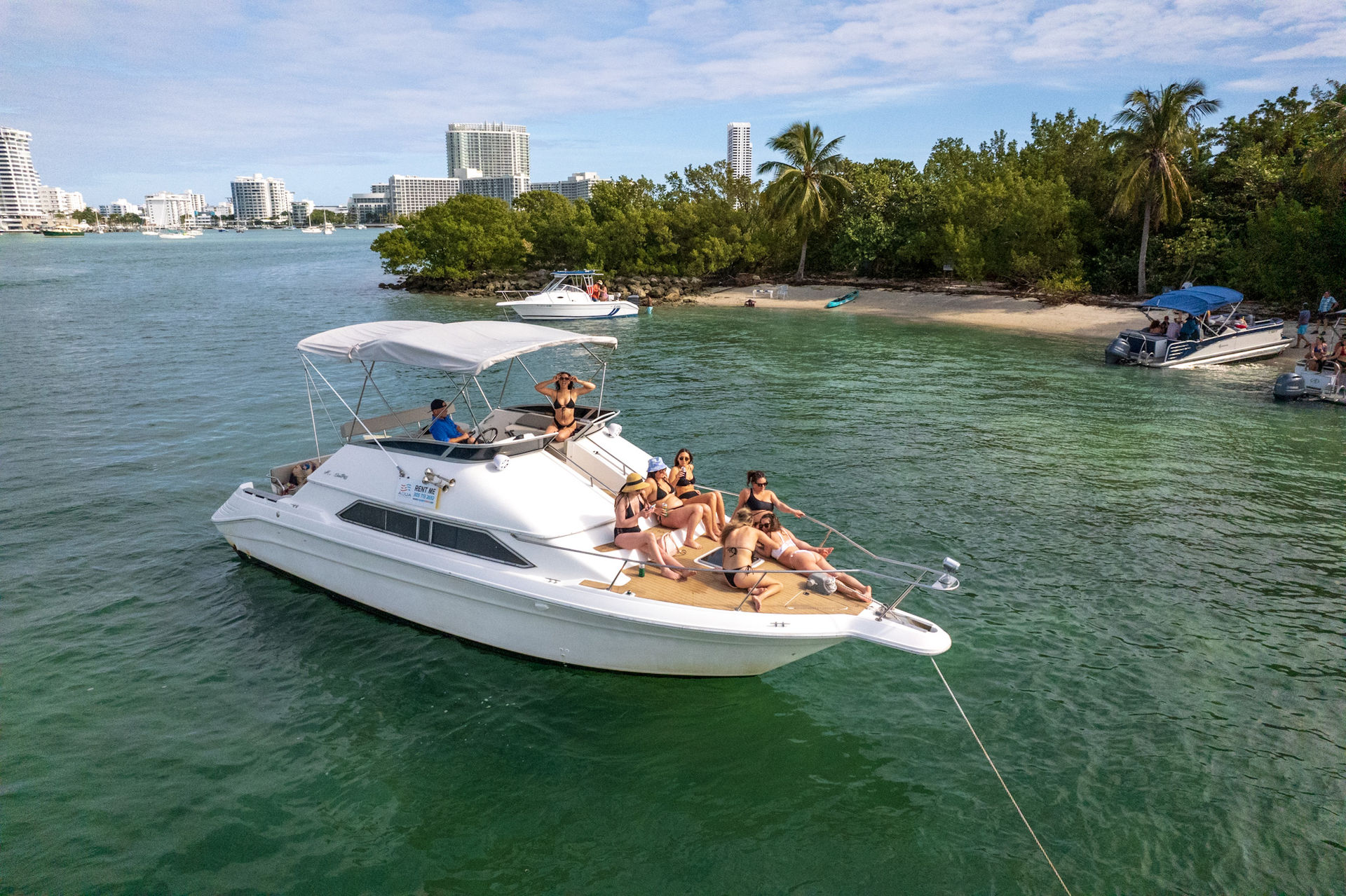 BYOB Yacht Party on Miami's Famous Bay: 2-6 Hours Available, Captain Provided image 6