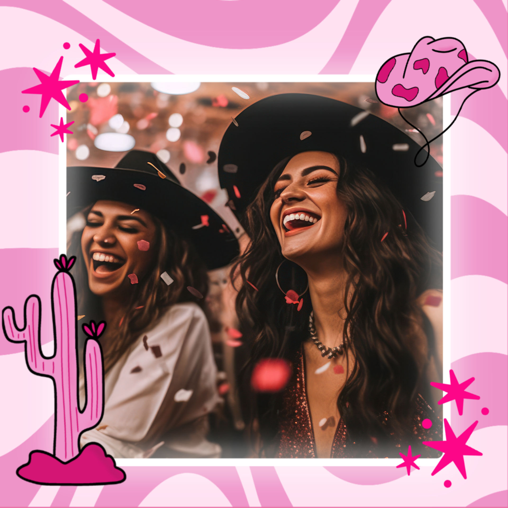 Virtual Photo Booth (From Your Phone) + Big Beautiful Bash Décor Package image 1