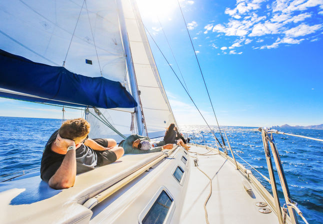 Luxury Sailing & Snorkeling on a 50ft Beneteau Sailboat with Lunch & Open Bar (Up to 16 Passengers) image 5