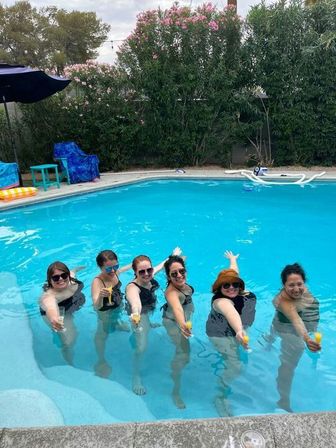 Private Aqua Yoga Class with Mimosas and Organic Juices Add-on image 5