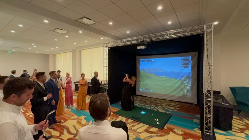 Portable Golf Simulator Rental for Your Event image 5