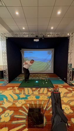 Portable Golf Simulator Rental for Your Event image 3