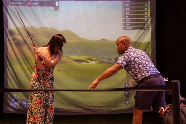 Portable Golf Simulator Rental for Your Event image 4