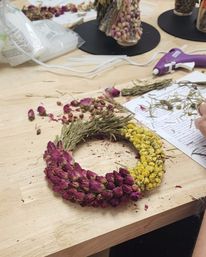 Beltane Wreath Workshop with Real Flowers image 2