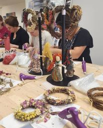 Beltane Wreath Workshop with Real Flowers image 3