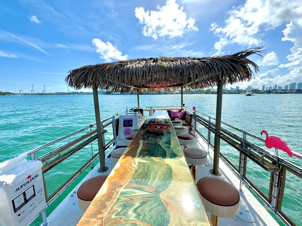 Private Charter Aboard 30ft Tiki “Pink Flamingo” Catamaran (Up to 18 People) image 7