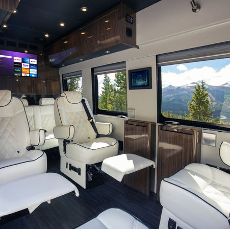 Private Jet-Style Luxury Transportation with TVs & Amenities On Board image 10