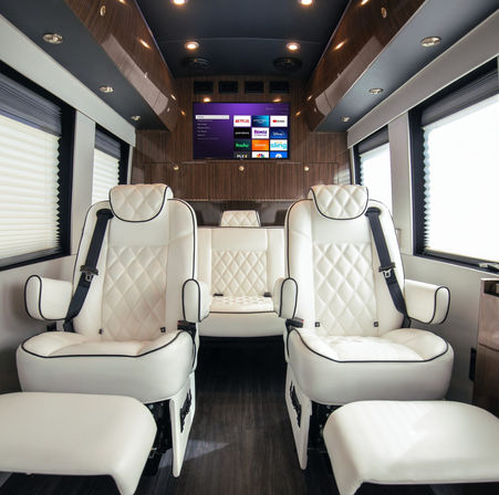 Private Jet-Style Luxury Transportation with TVs & Amenities On Board image 6