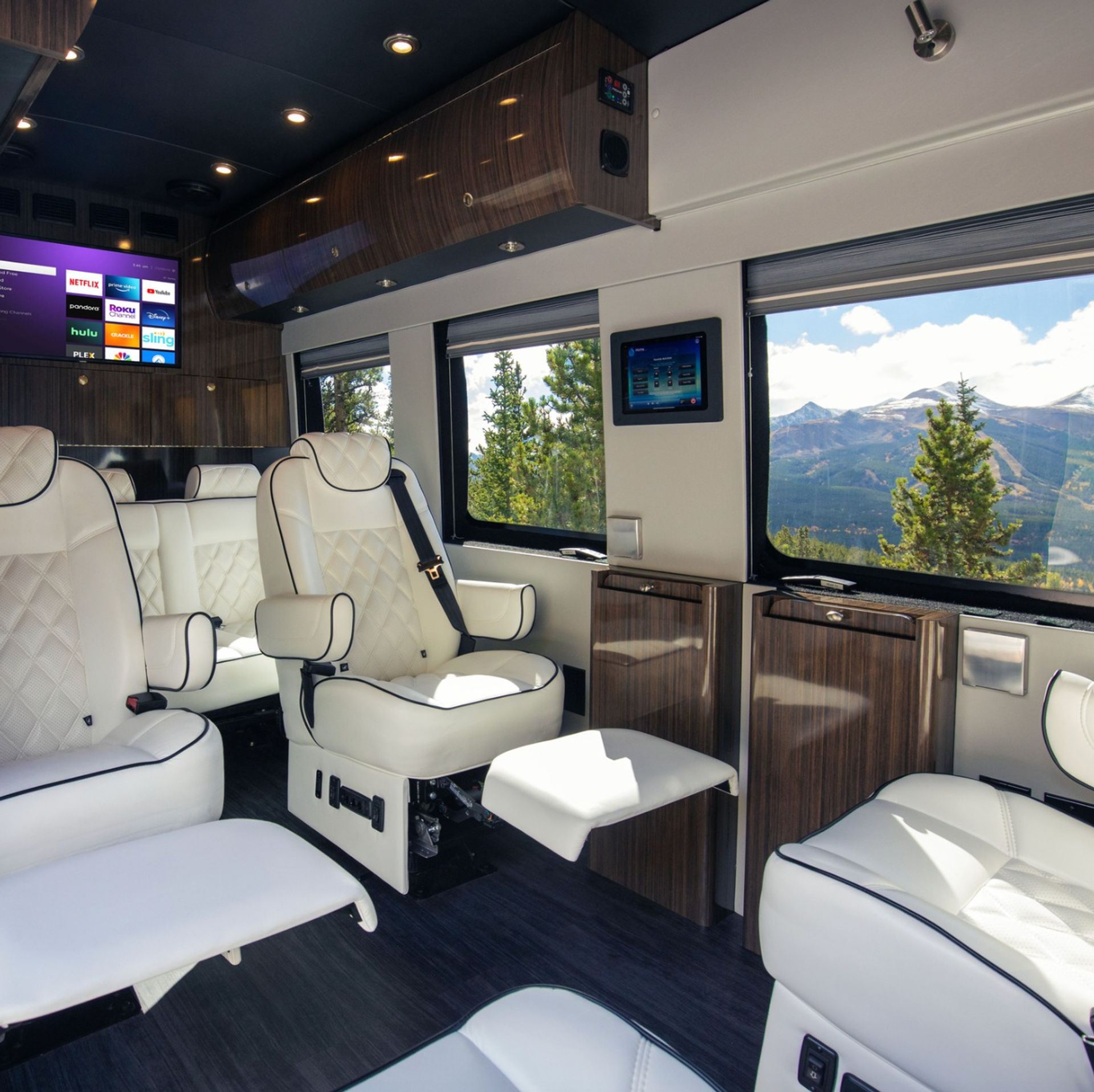 Private Jet-Style Luxury Transportation with TVs & Amenities On Board image 8
