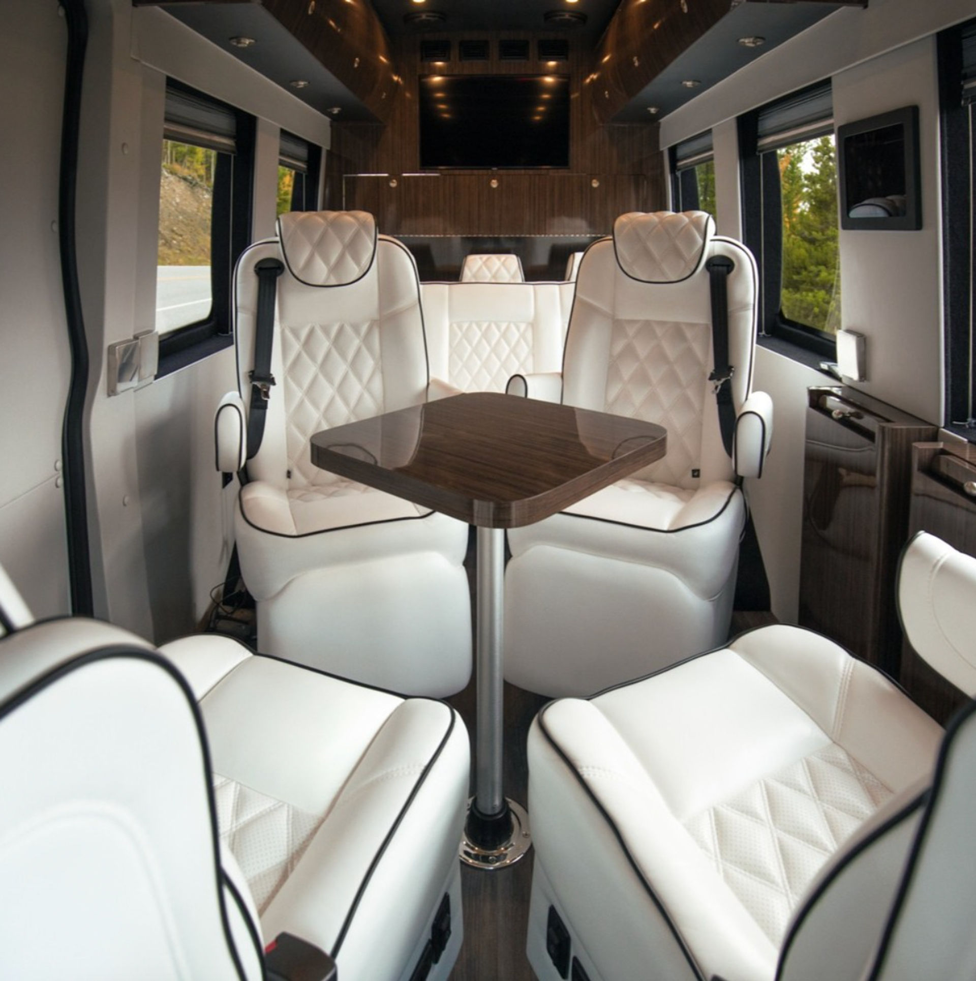 Private Jet-Style Luxury Transportation with TVs & Amenities On Board image 5