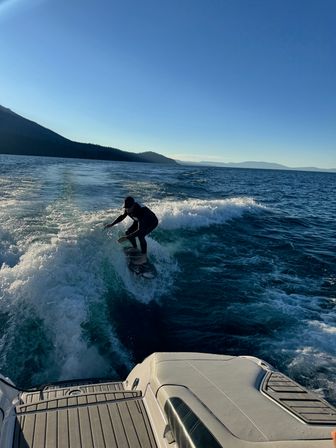 Tahoe Boat Day: Private Boat Rental with Captain, Cruise & Watersports image 12