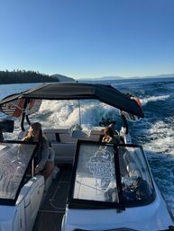 Tahoe Boat Day: Private Boat Rental with Captain, Cruise & Watersports image 7