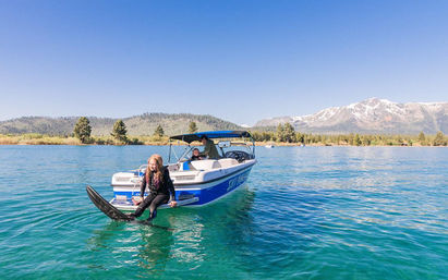 Tahoe Boat Day: Private Boat Rental with Captain, Cruise & Watersports image 4