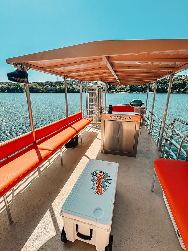 Lake Austin Tiki Pontoon with Waterslide and Grill (up to 24 Passengers) image 4
