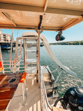 Lake Austin Tiki Pontoon with Waterslide and Grill (up to 24 Passengers) image 9