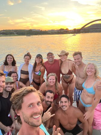Lake Austin Tiki Pontoon with Waterslide and Grill (up to 24 Passengers) image 13