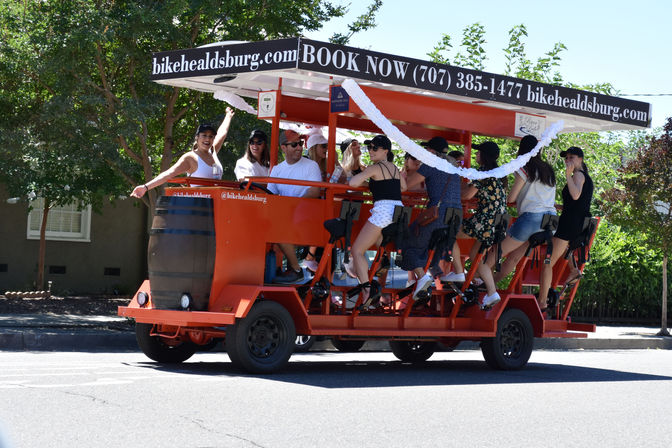 Bike Healdsburg Party Bike: Bar Crawl or Wine Tasting & Nibbles Tour image 42