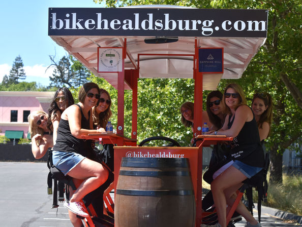 Bike Healdsburg Party Bike: Bar Crawl or Wine Tasting & Nibbles Tour image 35