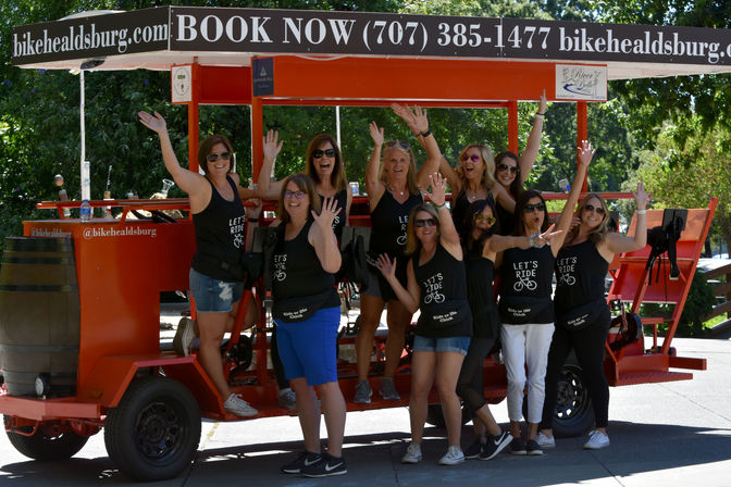 Bike Healdsburg Party Bike: Bar Crawl or Wine Tasting & Nibbles Tour image 8