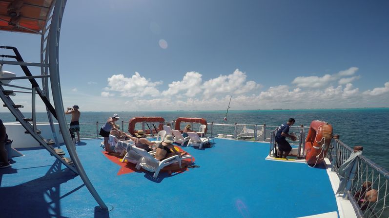 Dancer Catamaran Party to Isla Mujeres: Breakfast, Lunch, Salsa Dancing & Drinks Included image 5